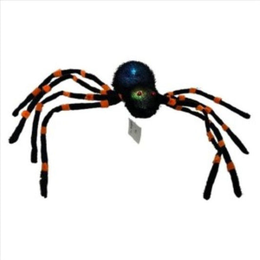 ARAÑA HALLOWEEN C/ LUZ 70CM