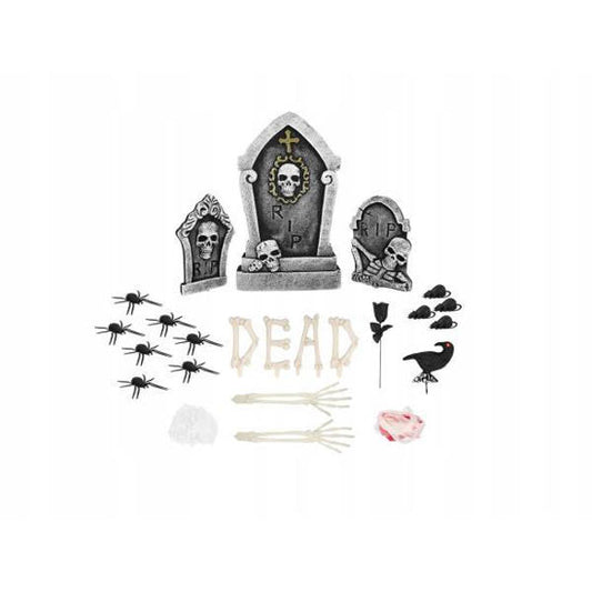 DECORACION LAPIDAS 11PZ. HALLOWEEN