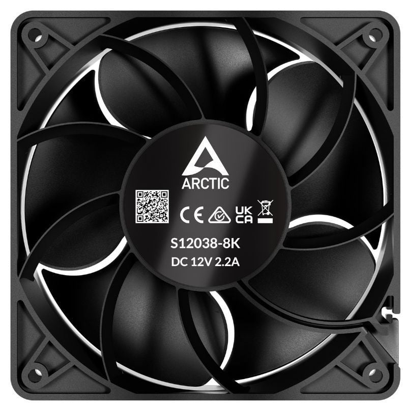 Pack de 3 Ventiladores Arctic S12038-8K/ 12cm