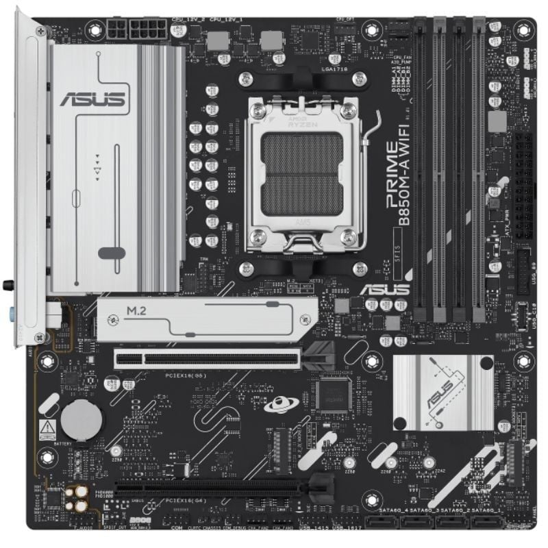Placa Base Asus PRIME B850M-A WIFI Socket AM5/ Micro ATX