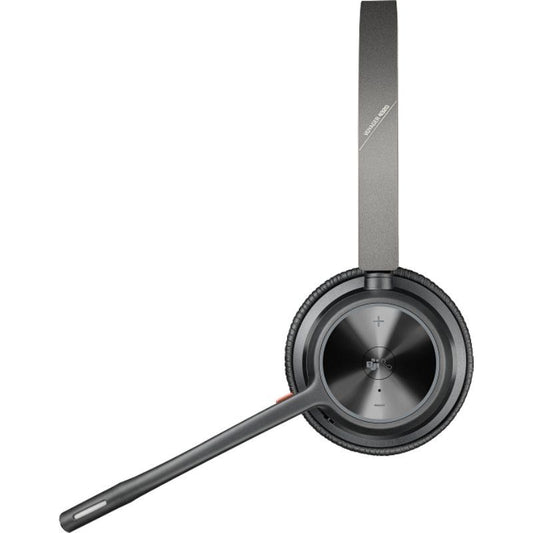 Auriculares Inalámbricos Poly Voyager 4320 para Microsoft Teams + Adaptador BT700/ con Micrófono/ Bluetooth/ Negros