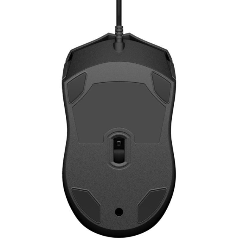 Ratón HP 105/ Hasta 1600 DPI/ Negro