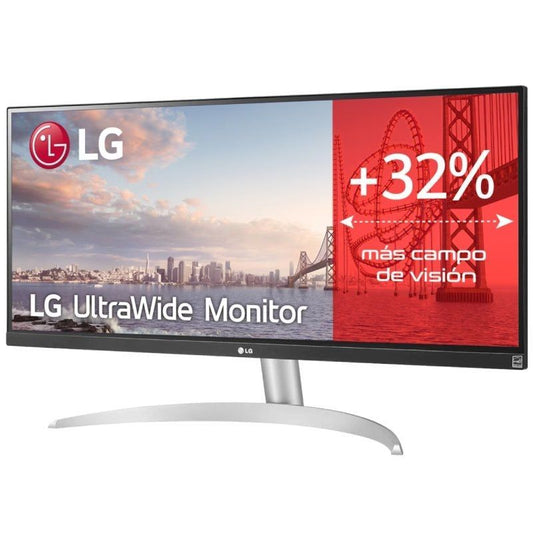 Monitor Profesional Ultrapanorámico LG UltraWide 29WQ600-W 29"/ WFHD/ Multimedia/ Blanco
