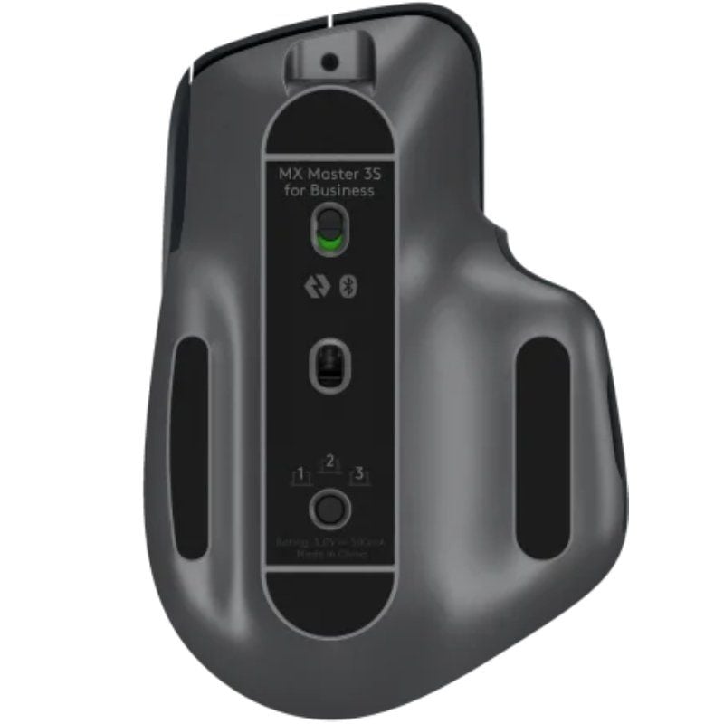 Ratón Ergonómico Inalámbrico por Bluetooth Logitech MX Master 3S For Business/ Batería recargable/ Hasta 8000 DPI/ Grafito
