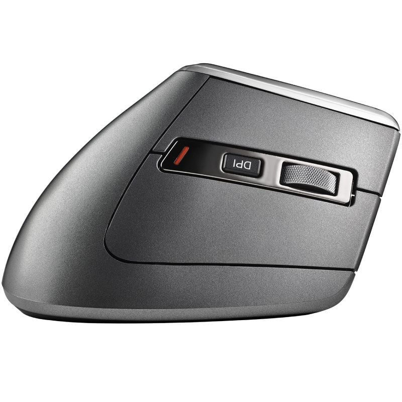 Ratón Vertical Inalámbrico por Bluetooth NGS Evo Karma/ Batería recargable/ Hasta 3200 DPI