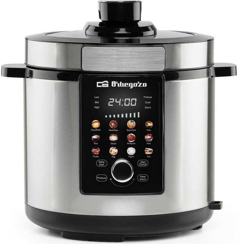 Olla Eléctrica Programable Orbegozo HPE 6500/ 1000W/ Capacidad 6L