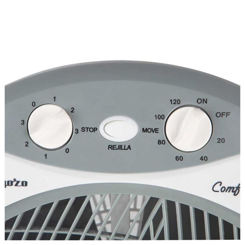 Ventilador de Suelo Orbegozo Box Fan BF 1030/ 45W/ 5 Aspas 30cm/ 3 velocidades