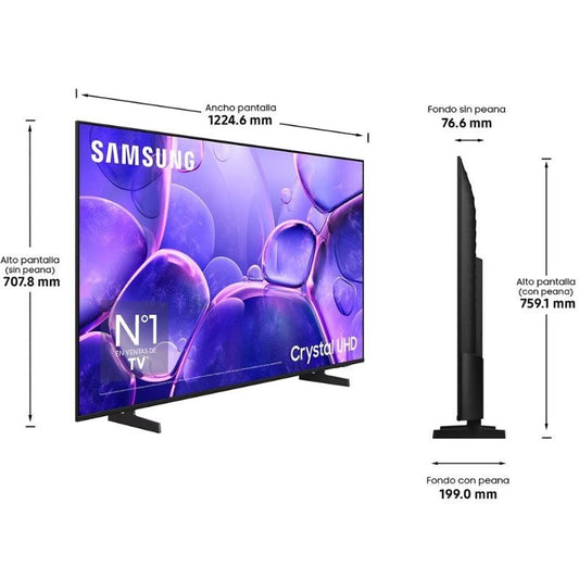 Televisor Samsung LED Crystal UHD TU50U8005FU 55"/ Ultra HD 4K/ Smart TV/ WiFi