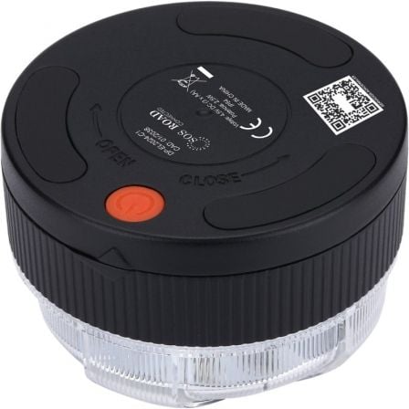 Luz baliza de emergencia para coche SOS Road Connected EL2024 V16/ Homologada/ Base Imantada/ Geolocalizable/ Funciona a Pilas