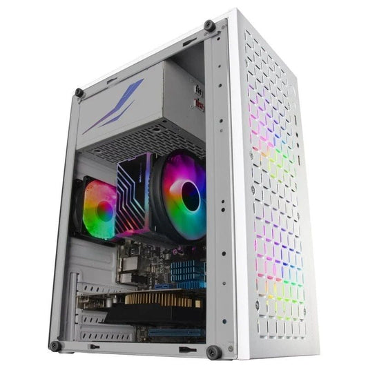 Caja Gaming Minitorre Mars Gaming MC-CORE/ Blanca