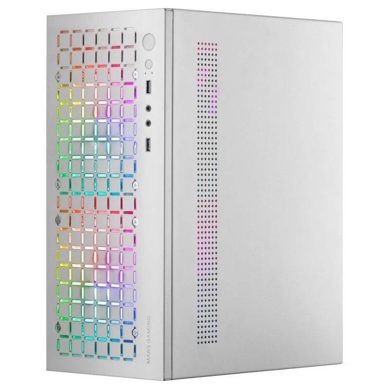 Caja Gaming Minitorre Mars Gaming MC-CORE/ Blanca