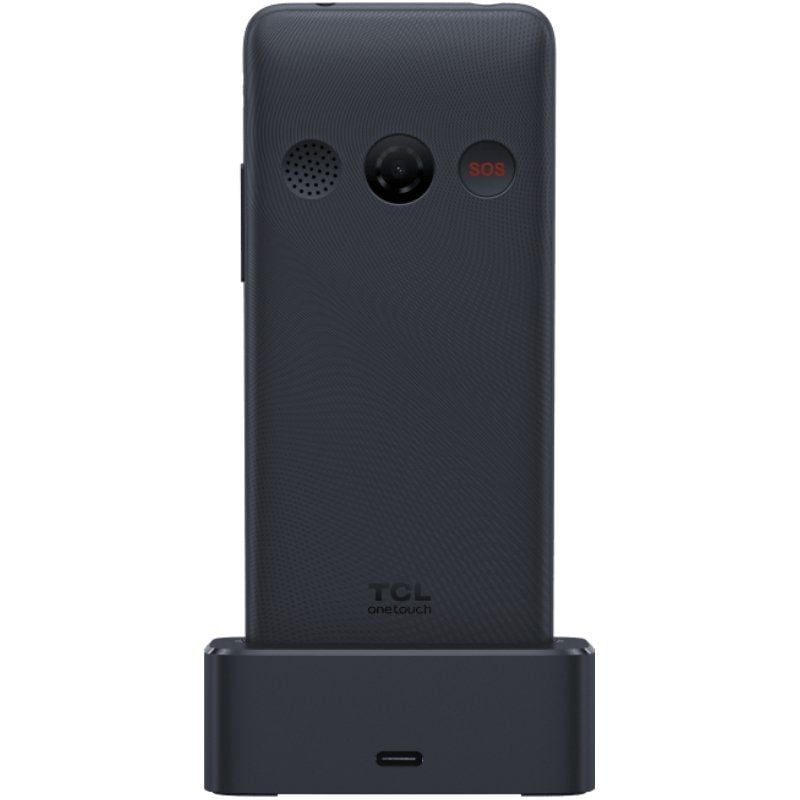Teléfono Móvil TCL One Touch 4042S Para Personas Mayores/ 4G/ Gris Oscuro