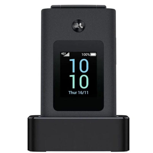 Teléfono Móvil TCL One Touch 4043D para Personas Mayores/ 4G/ Gris Oscuro