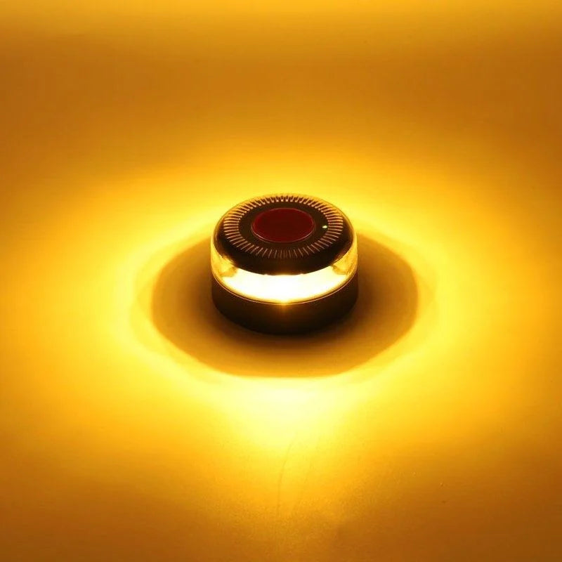 Luz baliza de emergencia para coche Thulos TH-V16-2/ Homologada/ Base Imantada/ Geolocalizable/ Funciona a Pilas/ Incluye Funda