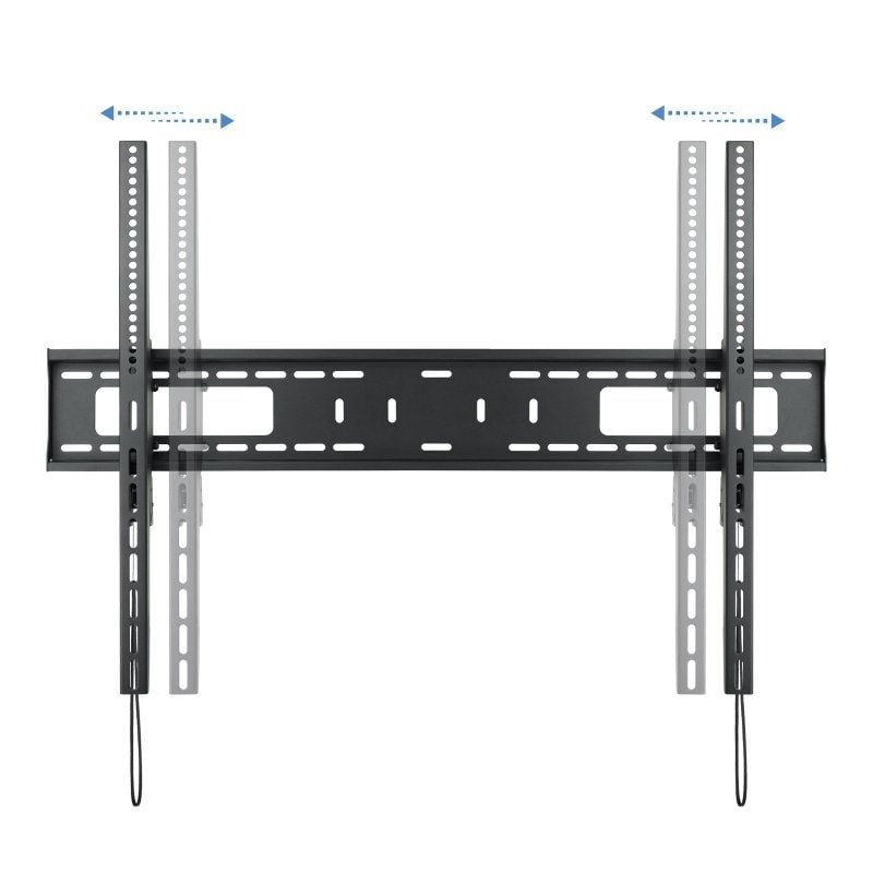 Soporte de Pared Fijo Inclinable TooQ LP42100T-B para TV de 60-100"/ hasta 75kg