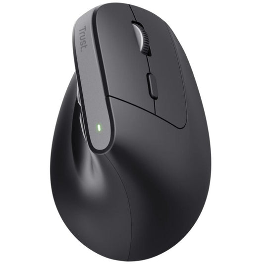 Ratón Vertical Inalámbrico por Bluetooth Trust Bayo+/ Batería Recargable/ Hasta 2400 DPI