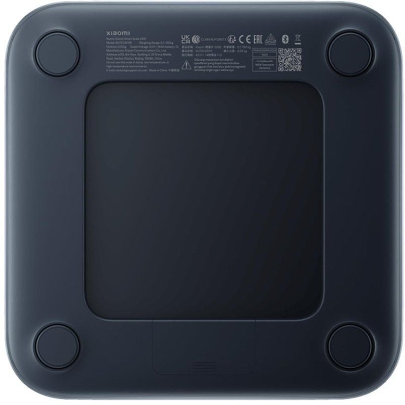 Báscula de Baño Xiaomi Smart Scale S200/ Hasta 150kg/ Gris