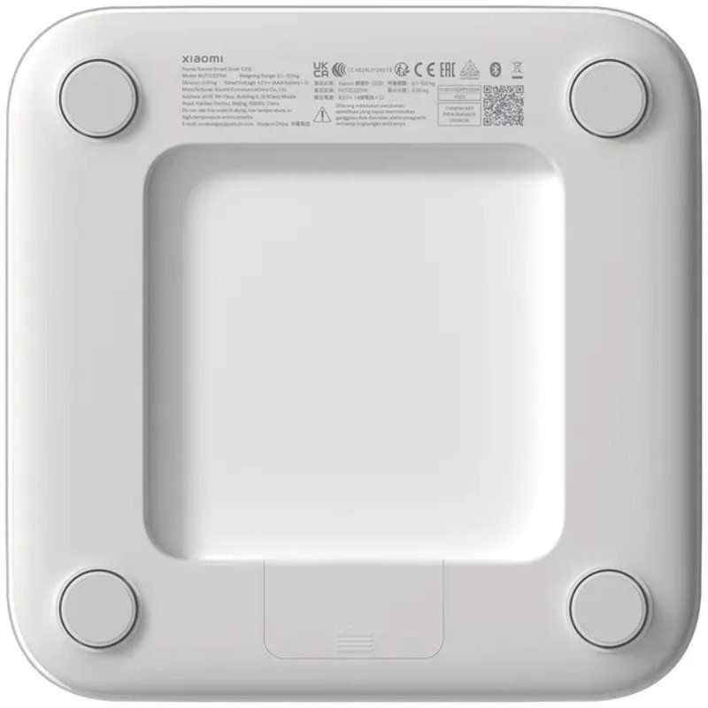 Báscula de Baño Xiaomi Smart Scale S200/ Hasta 150kg/ Blanca