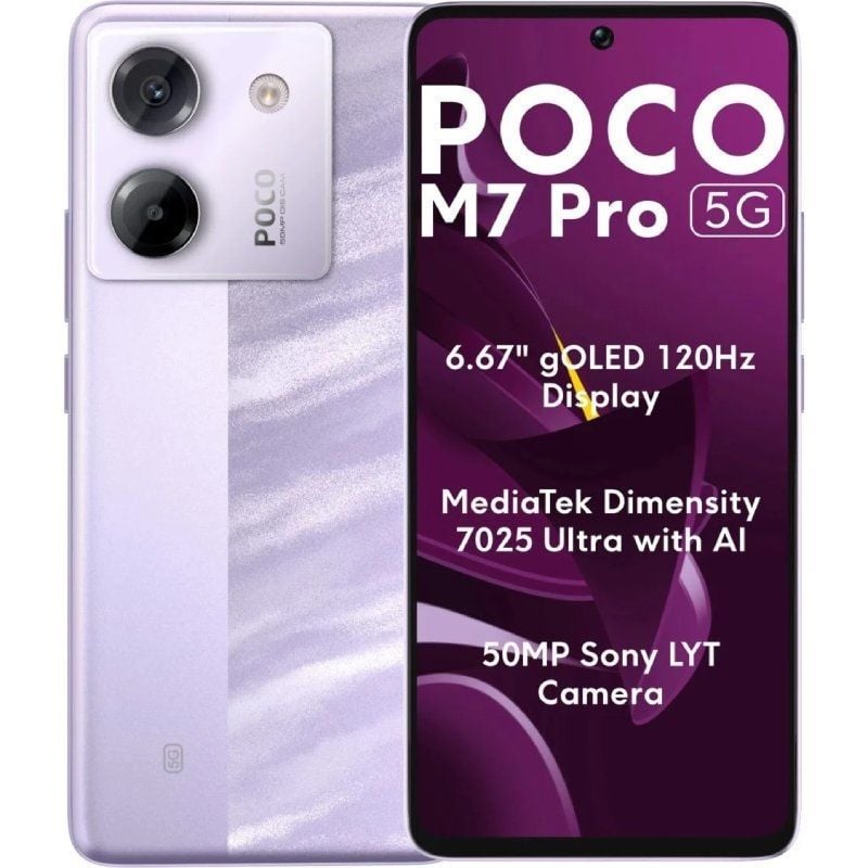 Smartphone Xiaomi POCO M7 Pro 8GB/ 256GB/ 6.67"/ 5G/ Púrpura