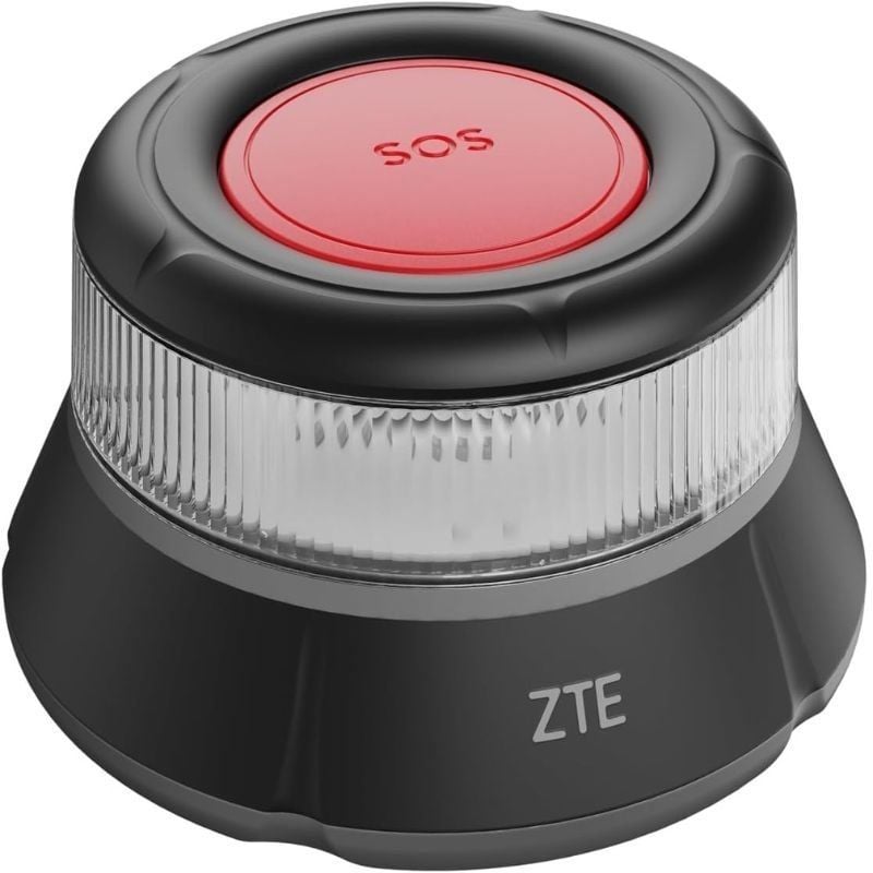 Luz baliza de emergencia para coche ZTE E1 V16/ Homologada/ Base Imantada/ Geolocalizable/ Funciona a Pilas